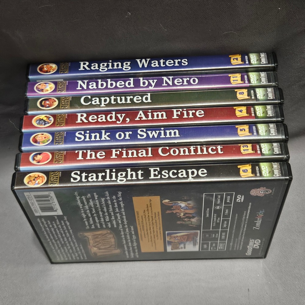 The Story Keepers 7 DVD Lot Raging Waters Nabbed by Nero Starlight Escape Kids
